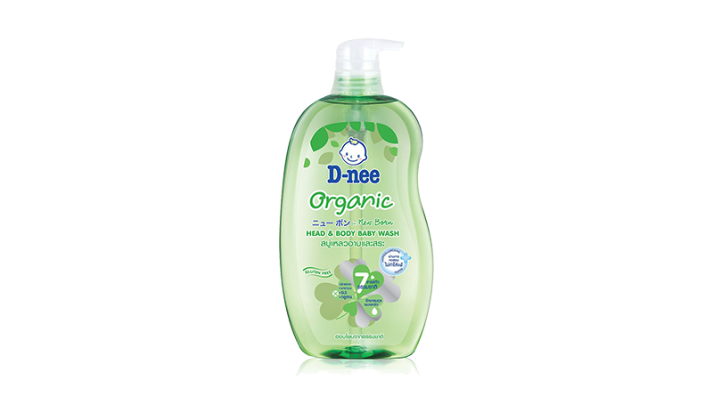 ครีมอาบน้ำเด็ก D-Nee Organic Head & Body Baby Wash