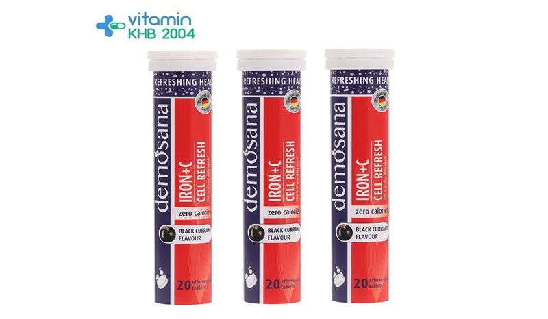 อาหารเสริมธาตุเหล็ก Demosana Iron+C