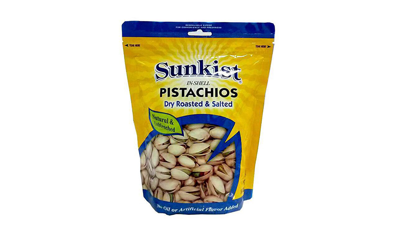 Sunkist Pistachios Dry Roasted & Salted
