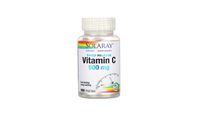  Solaray Vitamin C Time Release 500 mg