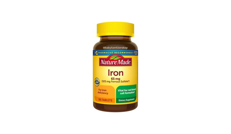 Nature Made Iron 65 mg 180 Tablets