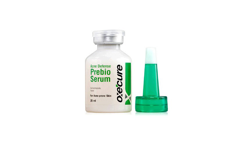 Oxe Cure Acne Defense Prebio Serum เซรั่มเข้มข้นในรูปแบบขวดแก้ว