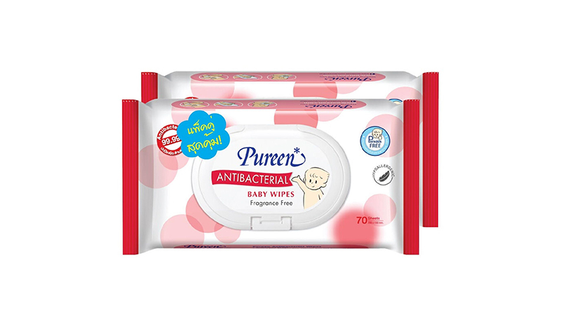 Pureen Antibacterial Baby Wipes