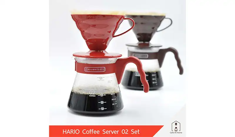Harioชุดดริปกาแฟ V60 Dripper 02 coffee server set