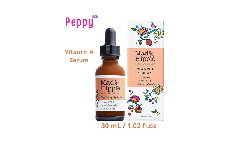 Mad Hippie Vitamin A Serum (30 ml) เซรั่มวิตามินเอ ผลัดเซลล์ผิว