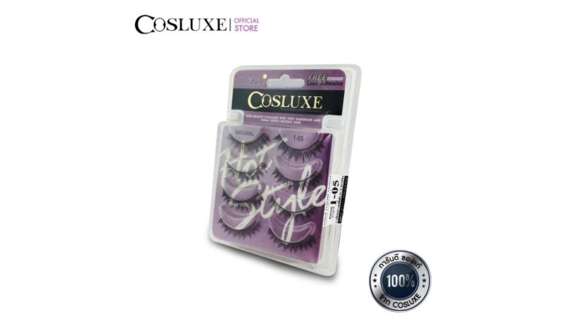 Cosluxe Wanderlust Eyelashes 4 Pairs+Free lash adhesive