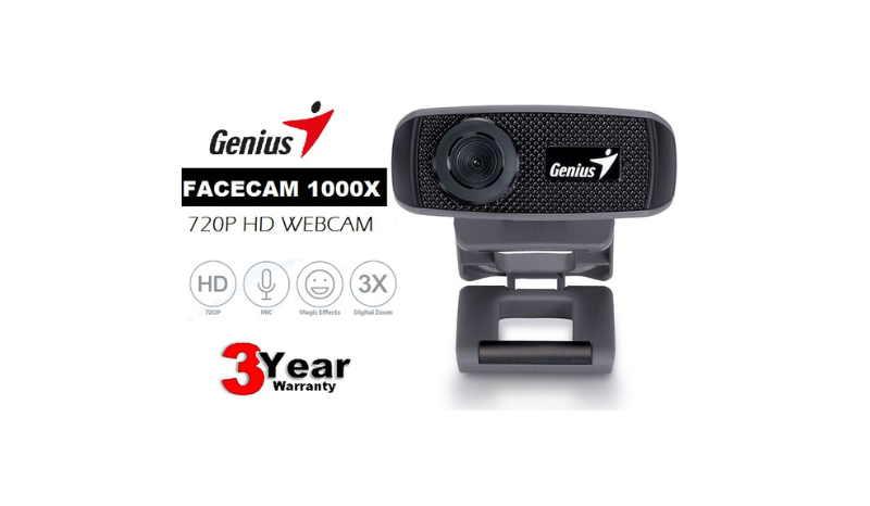 GENIUS รุ่น FACECAM 1000X 720P HD Webcam