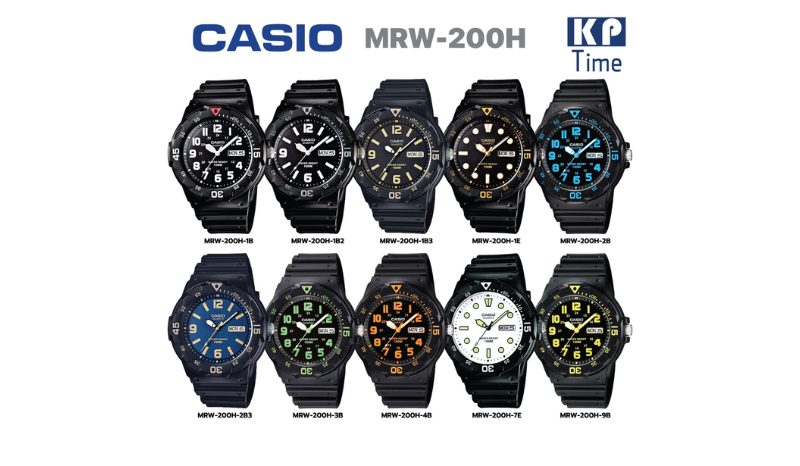 Casio (คาสิโอ): นาฬิกาข้อมือผู้ชาย Casio MRW-200H 