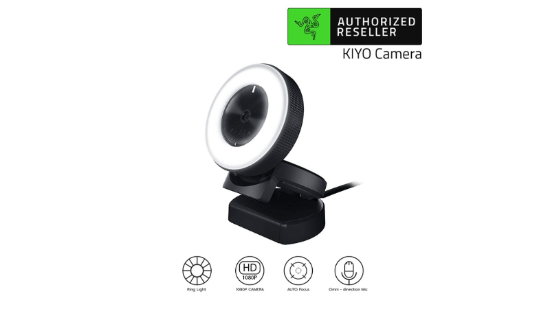 Razer Kiyo 1080P Desktop Streaming Camera Webcam
