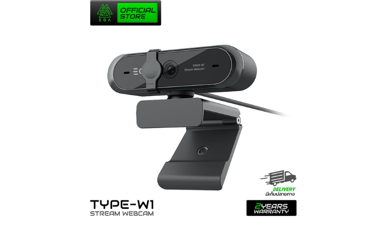 EGA Webcam Camera TYPE W1 1080P Full HD