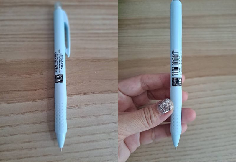 ดินสอกด Mitsubishi Pencil M5-100 Aqua Blue