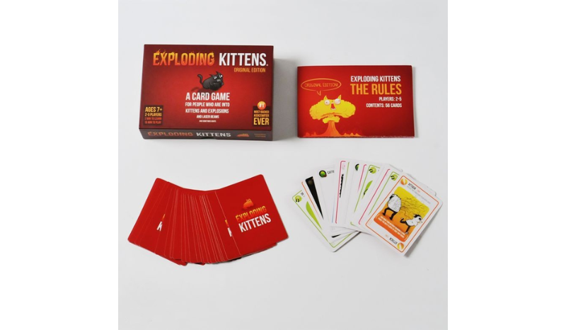 Exploding / Imploding / Streaking kittens Board game – บอร์ดเกมแมวระเบิด 