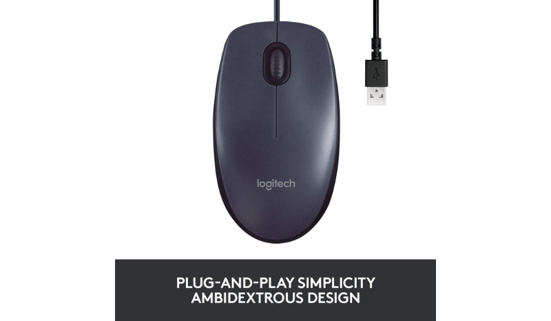 เมาส์ Logitech รุ่น Logitech Business B100 Optical USB Mouse