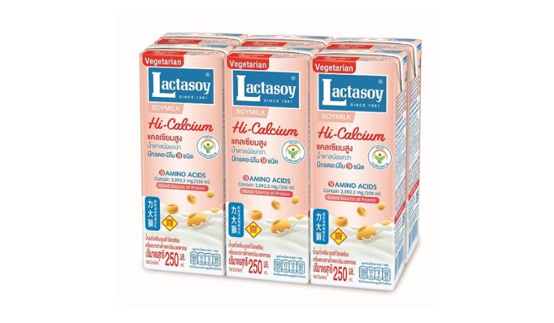 Lactasoy นมถั่วเหลือง เจรสไฮแคลเซียม