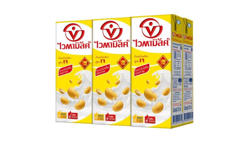 Vitamilk นมถั่วเหลือง ยูเอชที สูตรเจ