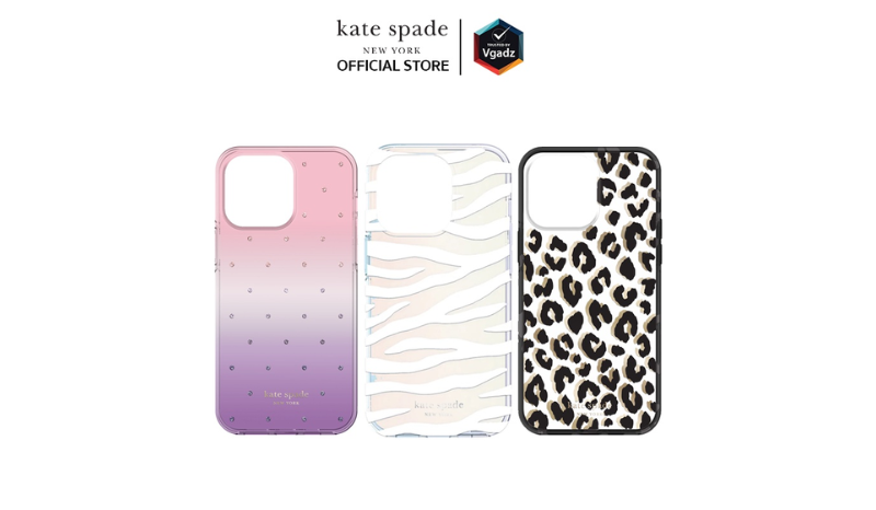 Kate Spade New York เคส iPhone14 Pro รุ่น Protective Hardshell Case