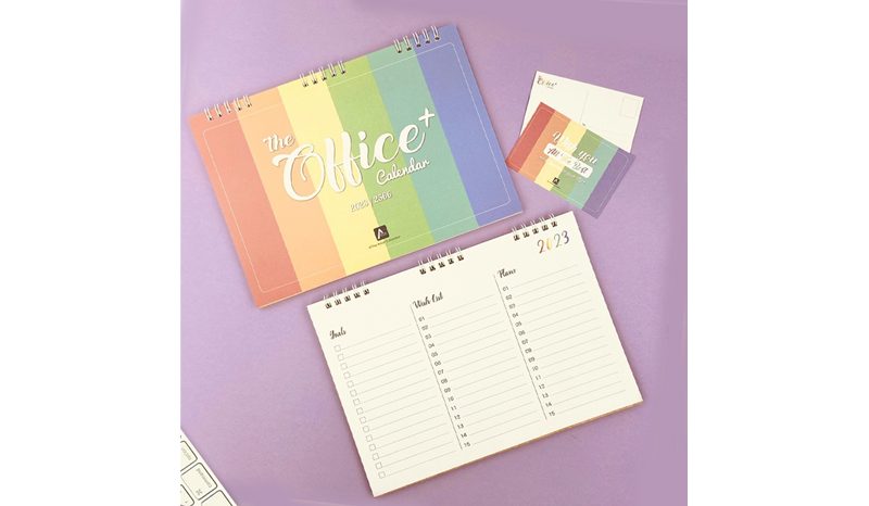 ปฏิทินตั้งโต๊ะ Calendar ปี พ.ศ.2566 / ค.ศ.2023 ชุด The Office Collection Colorful