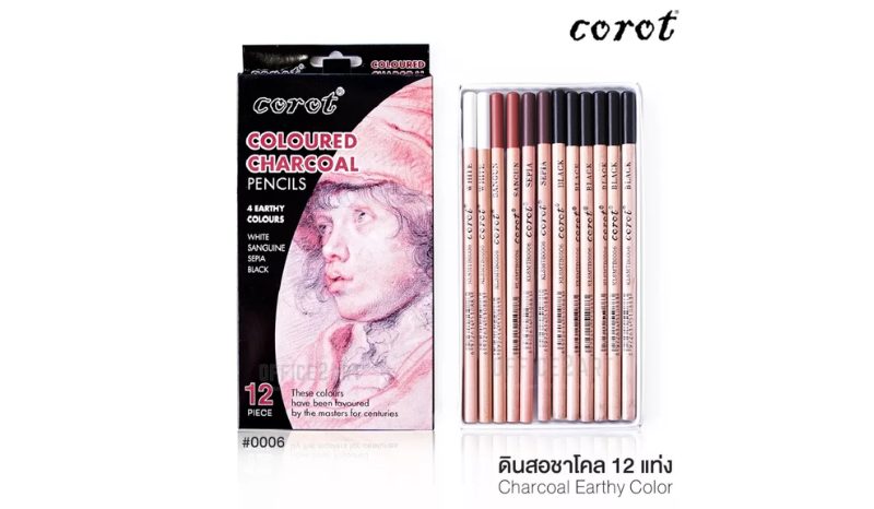 Corot Charcoal Pencils No.0006