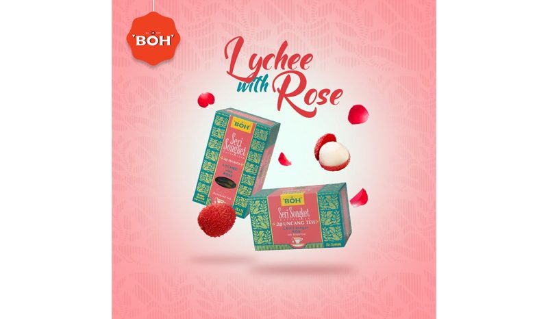 BOH ชาผลไม้ลิ้นจี่-กุหลาบ Lychee-Rose Tea