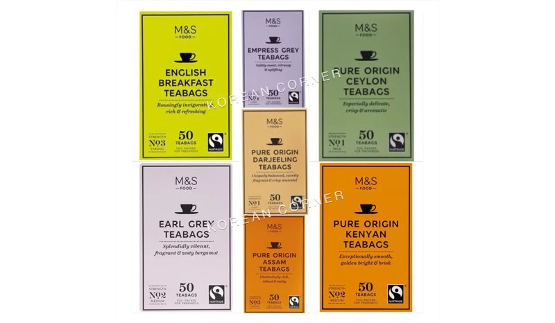 ชาดาร์จีลิง M&S Pure Origin Tea Bags Darjeeling Tea