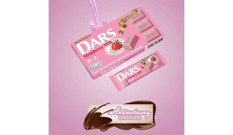 DARS Morinaga Strawberry milk chocolate