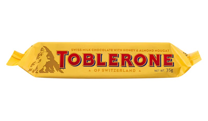 Toblerone ช็อกโกแลตแท่งรูปสามเหลี่ยม
