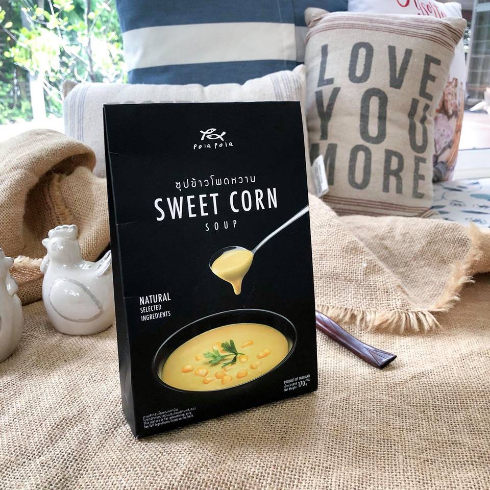 img คุณสมบัติของPola Pola Sweet Corn Soup