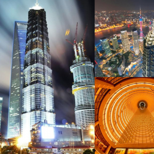 หอคอยจินเม่า (Jin Mao Tower) ชั้น 88 ในเซี่ยงไฮ้