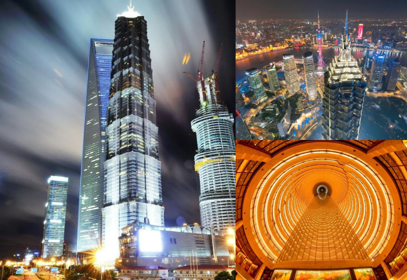 หอคอยจินเม่า (Jin Mao Tower) ชั้น 88 ในเซี่ยงไฮ้